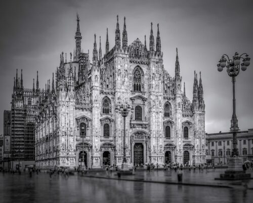 Mailand im Regen