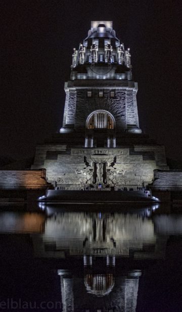 Völkerschlachtdenkmal im Dezember