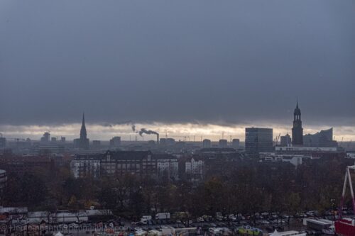 Hamburg bei Regen